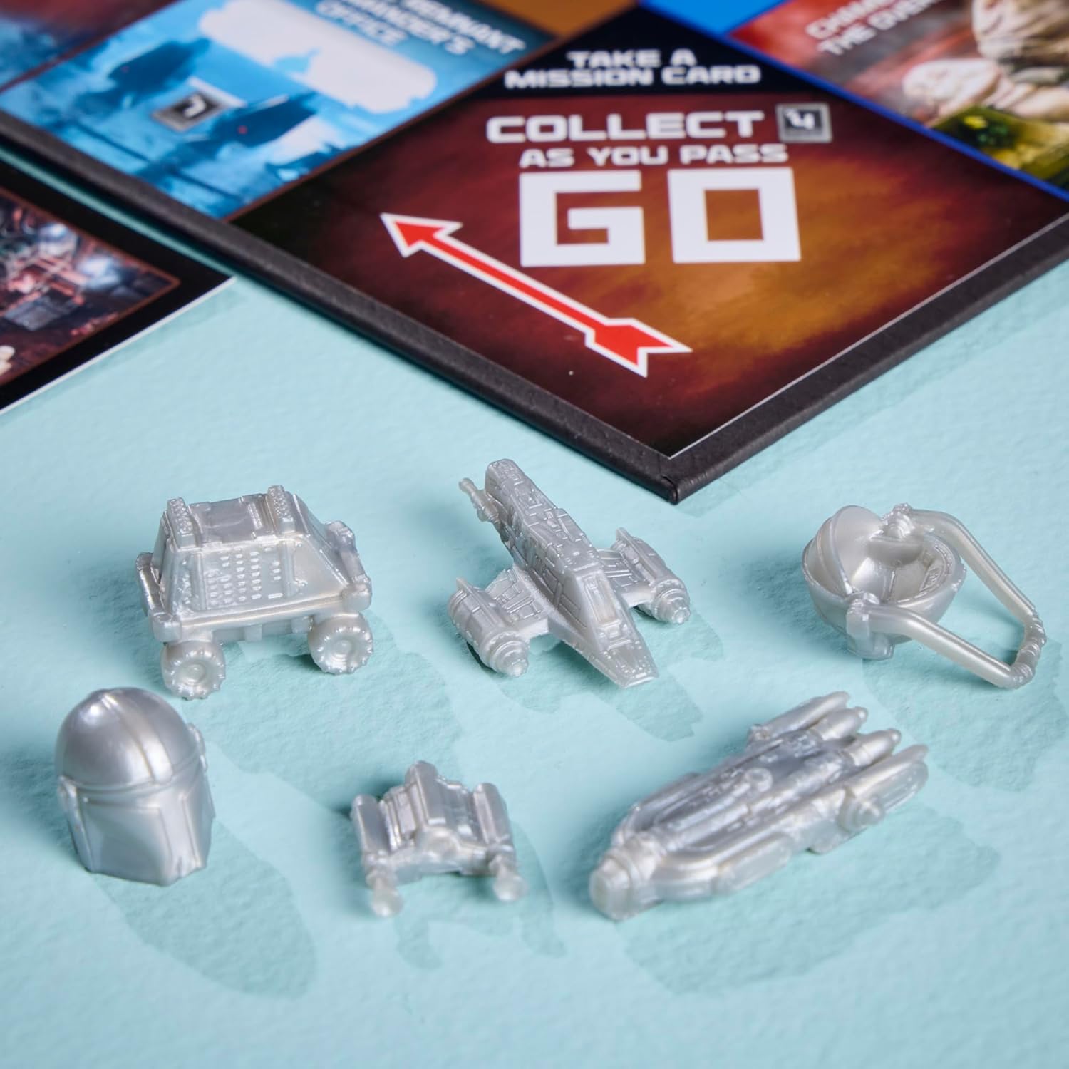 Monopoly Star Wars The Mandalorian & Grogu Edition – Location-Exploring Board Game (Ages 8+, 2–6 Players)