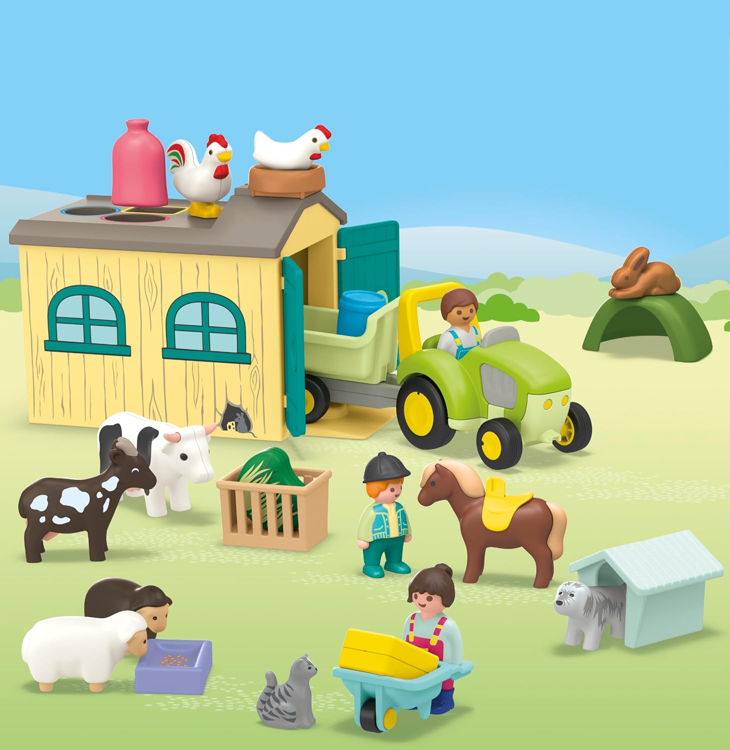 Playmobil JUNIOR: Farm Adventure with Tractor