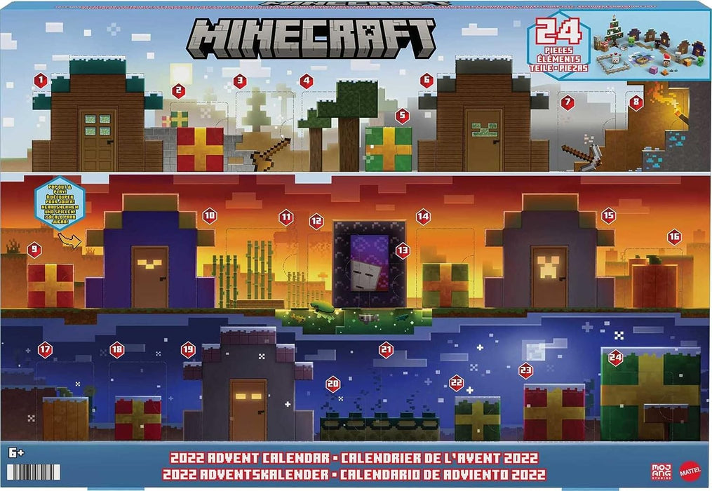 Minecraft Toys Mob Head Minis Advent Calendar — Bright Bean Toys