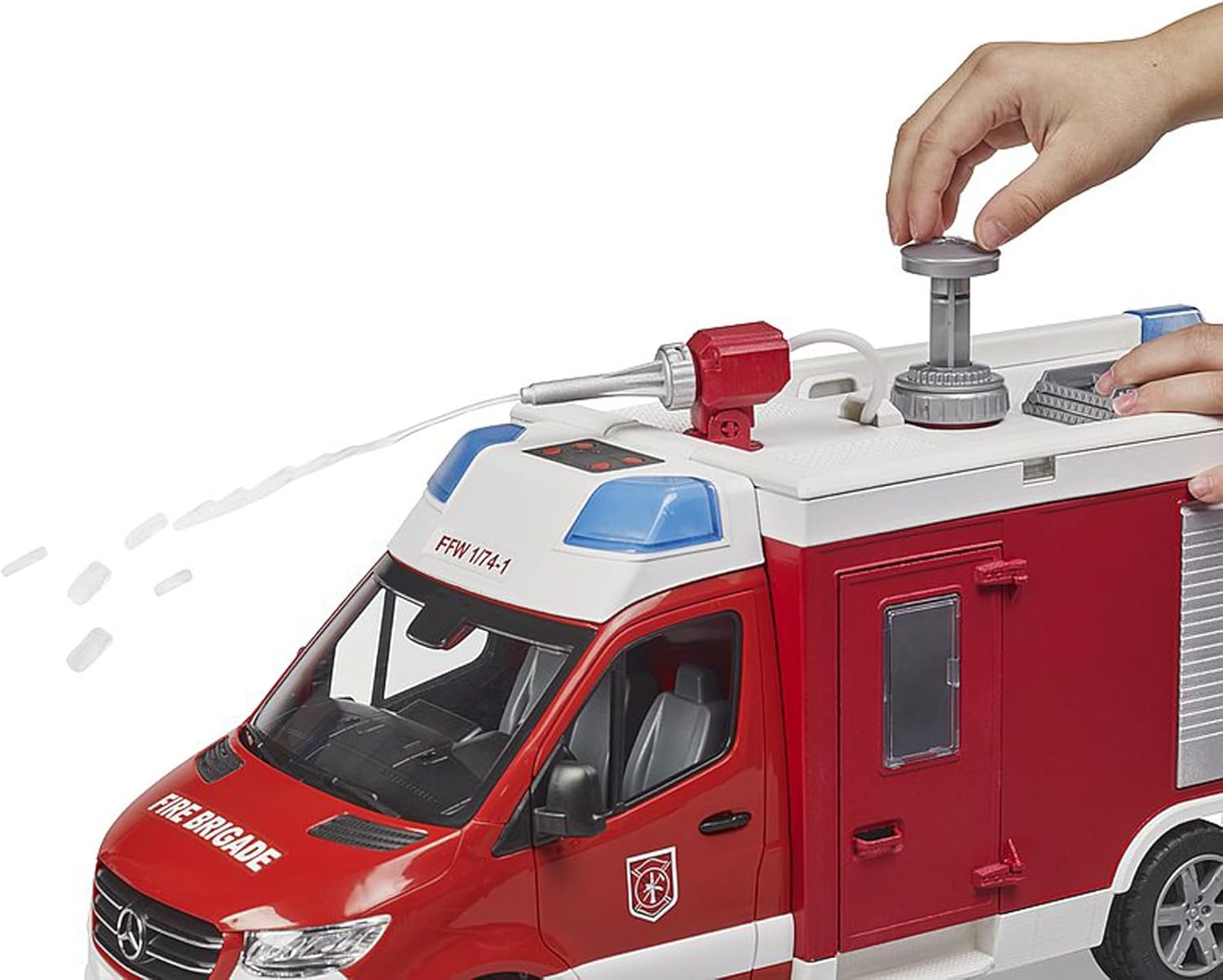 Bruder MB Sprinter Fire Service Rescue Vehicle with Light and Sound Module (02680)