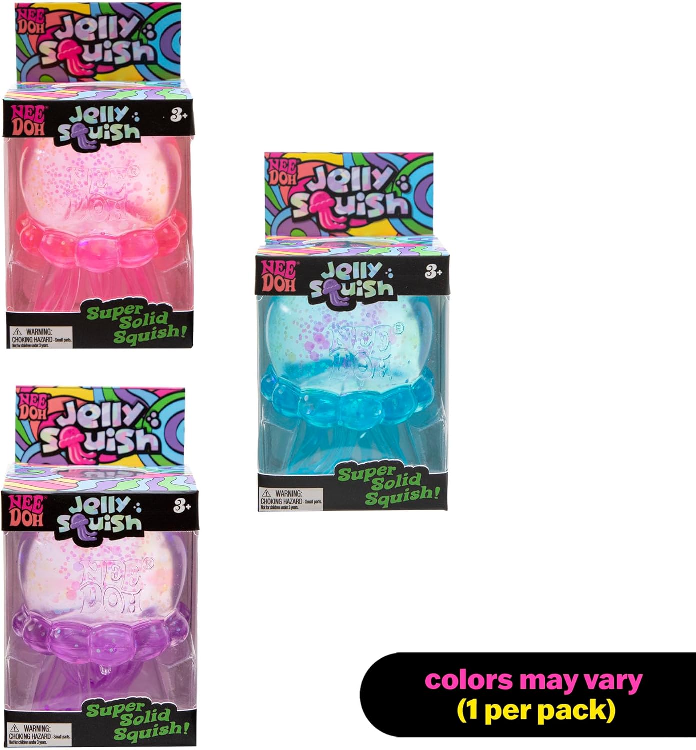 Nee-Doh JellySquish – Squishy Sensory Stress Ball
