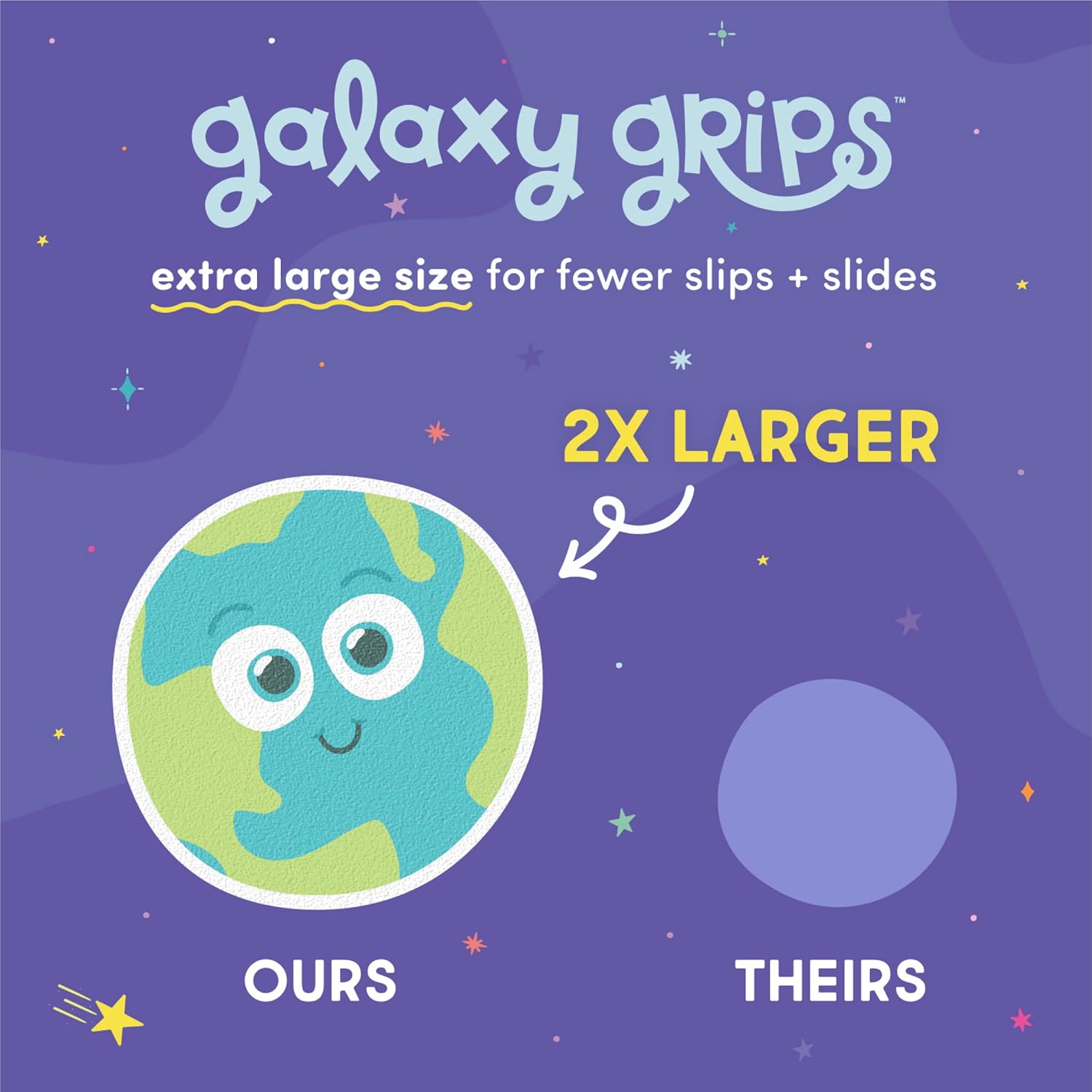 Glo Pals Galaxy Grips – Water-Activated Light-Up Sensory Grips for Bath Play