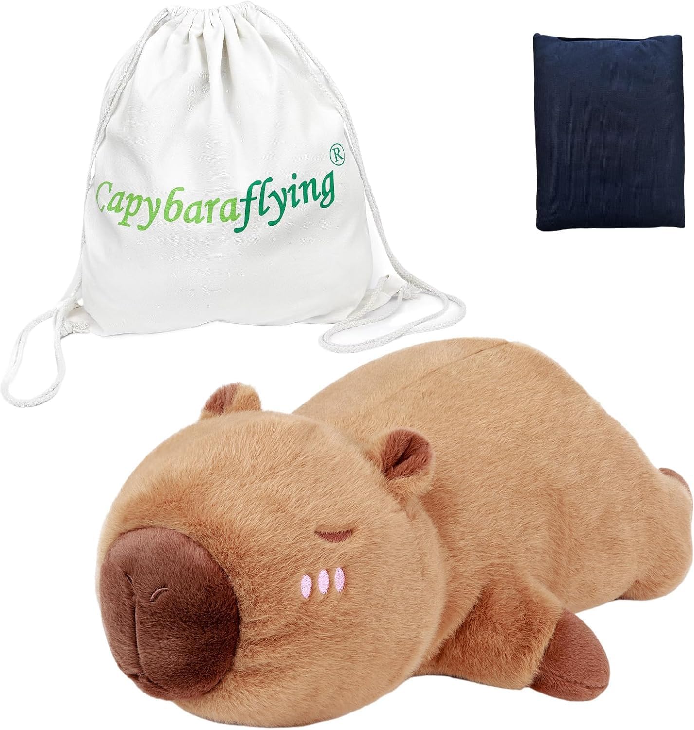 Hugimals Cam the Capybara – 4.5 lb Weighted Stuffed Animal (Ages 2+)