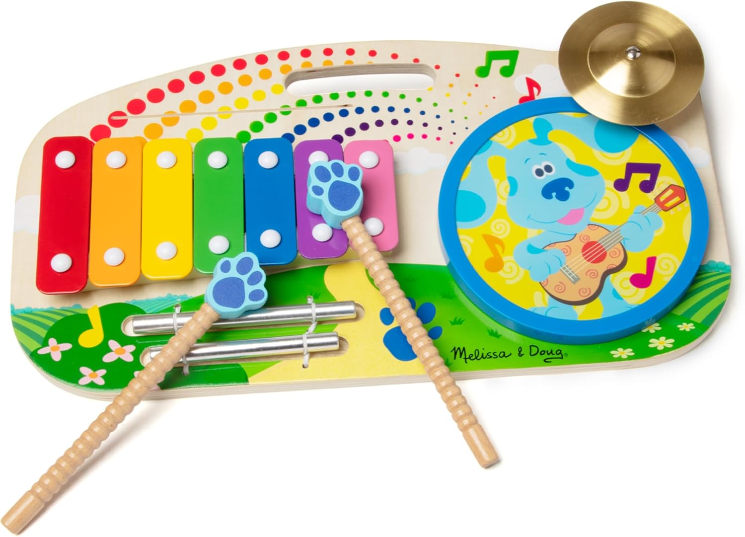 Melissa & Doug Blue's Clues & You! Wooden Music Maker Board