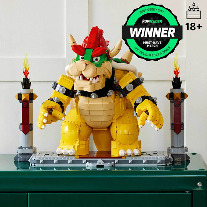 Figurine type lego Gros Bowser / Super Mario - Super Mario