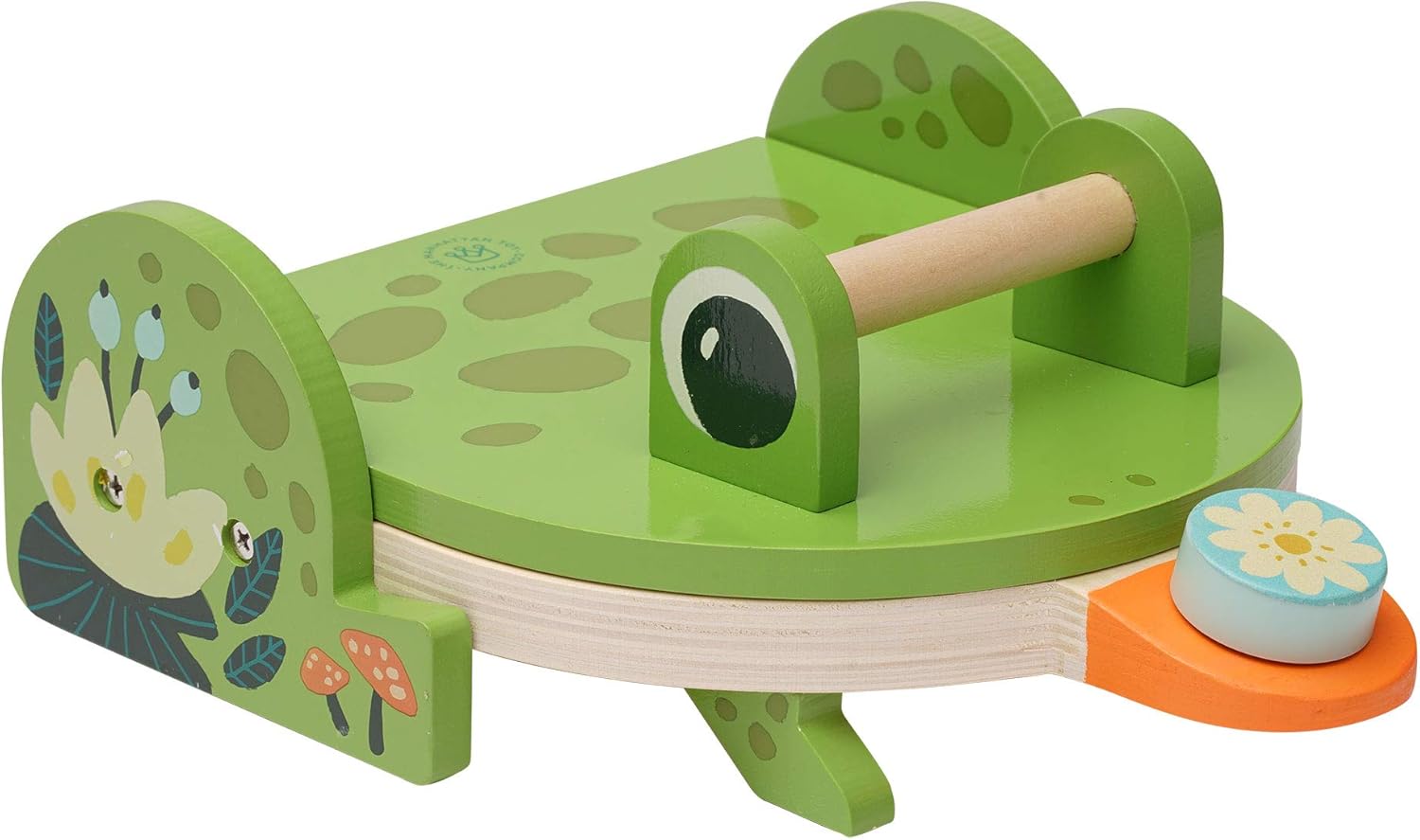 Manhattan Toys Ribbit Wood Waffle Maker Pretend Cooking Set