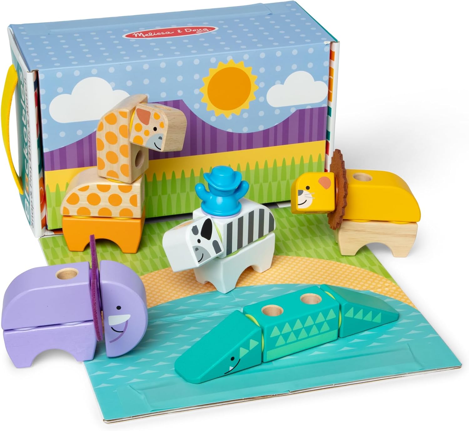 Melissa & Doug Blockables™ Safari Play Set