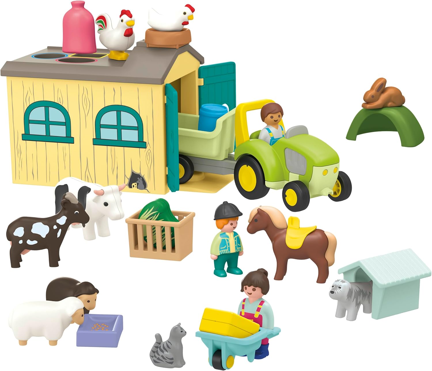 Playmobil JUNIOR: Farm Adventure with Tractor
