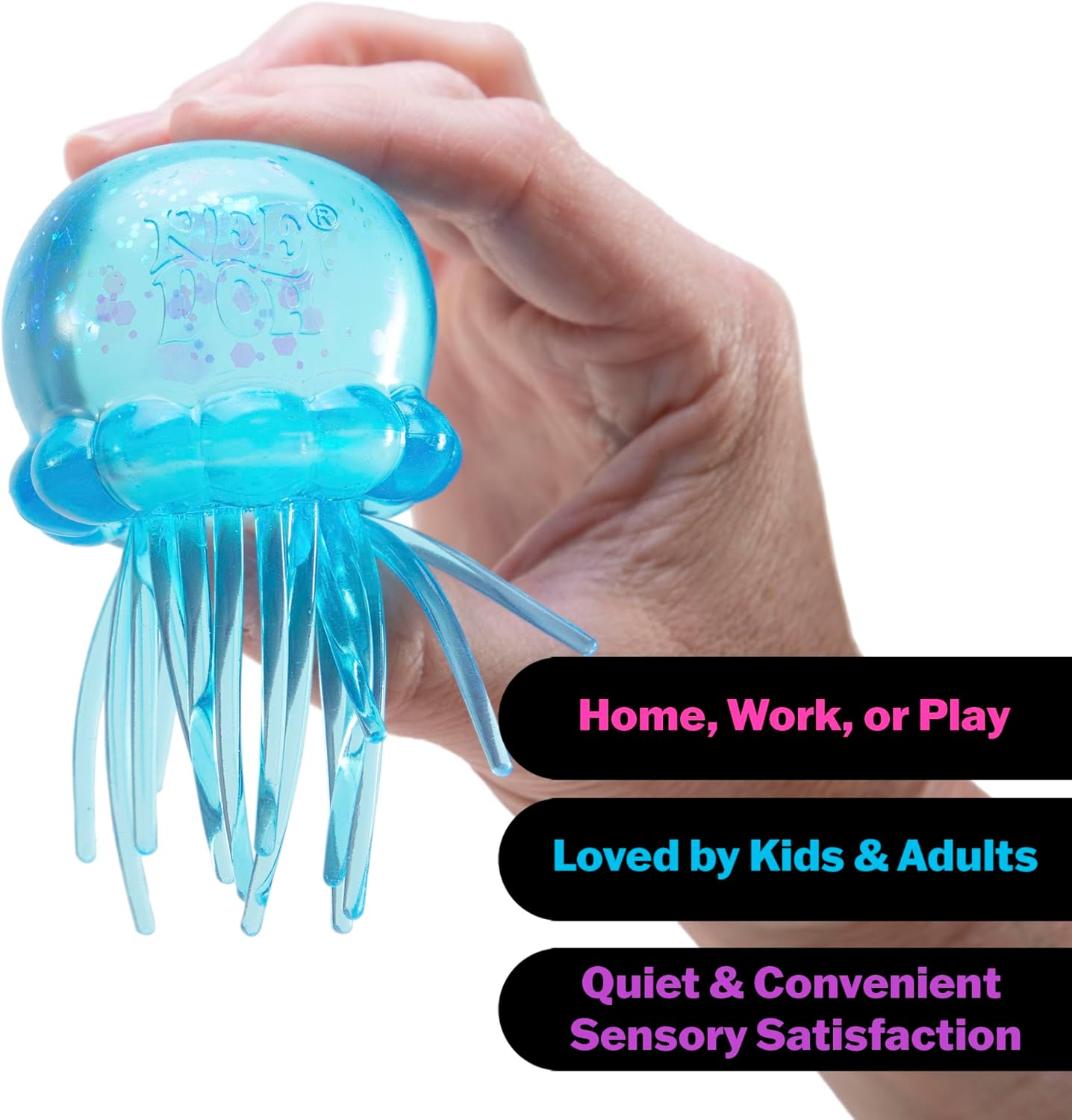 Nee-Doh JellySquish – Squishy Sensory Stress Ball