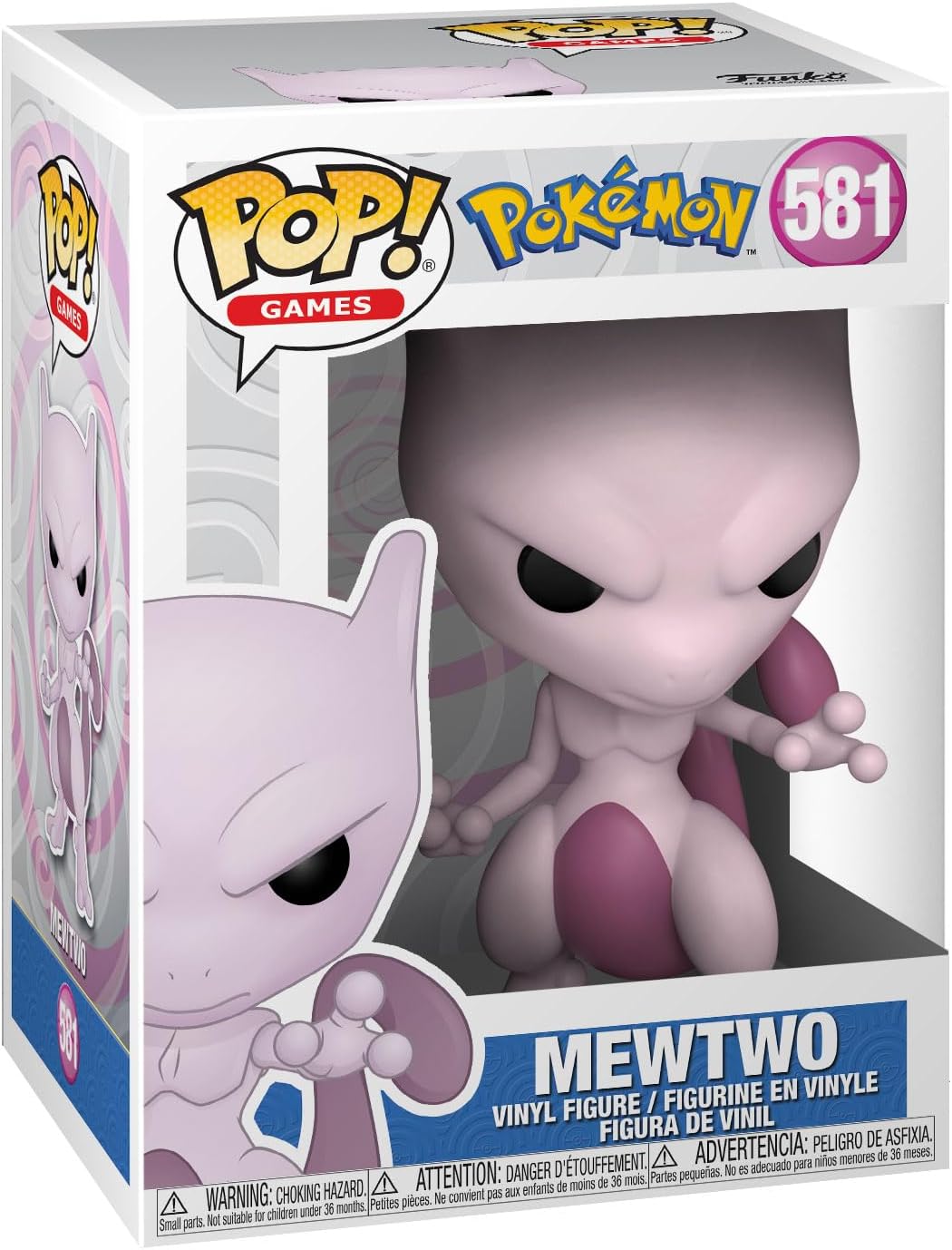 Funko Pop! Games Pokémon Series 2 – Mewtwo Vinyl Figure (4 inches)