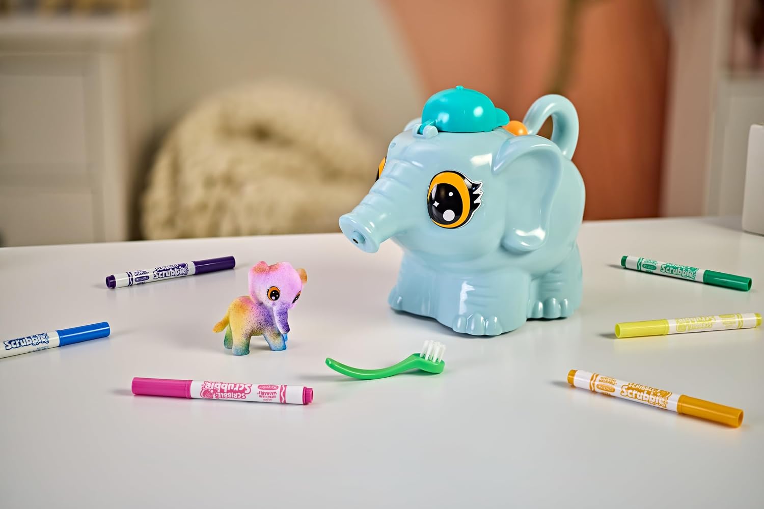 Crayola Scribble Scrubbie Colour Blast – Marker Airbrush System for Pets (Ages 3+)