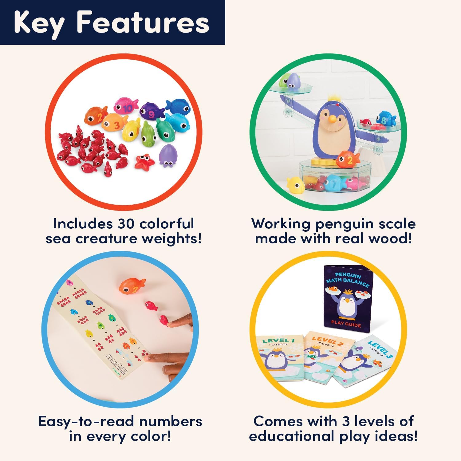 Battat Penguin Math Balance Scale