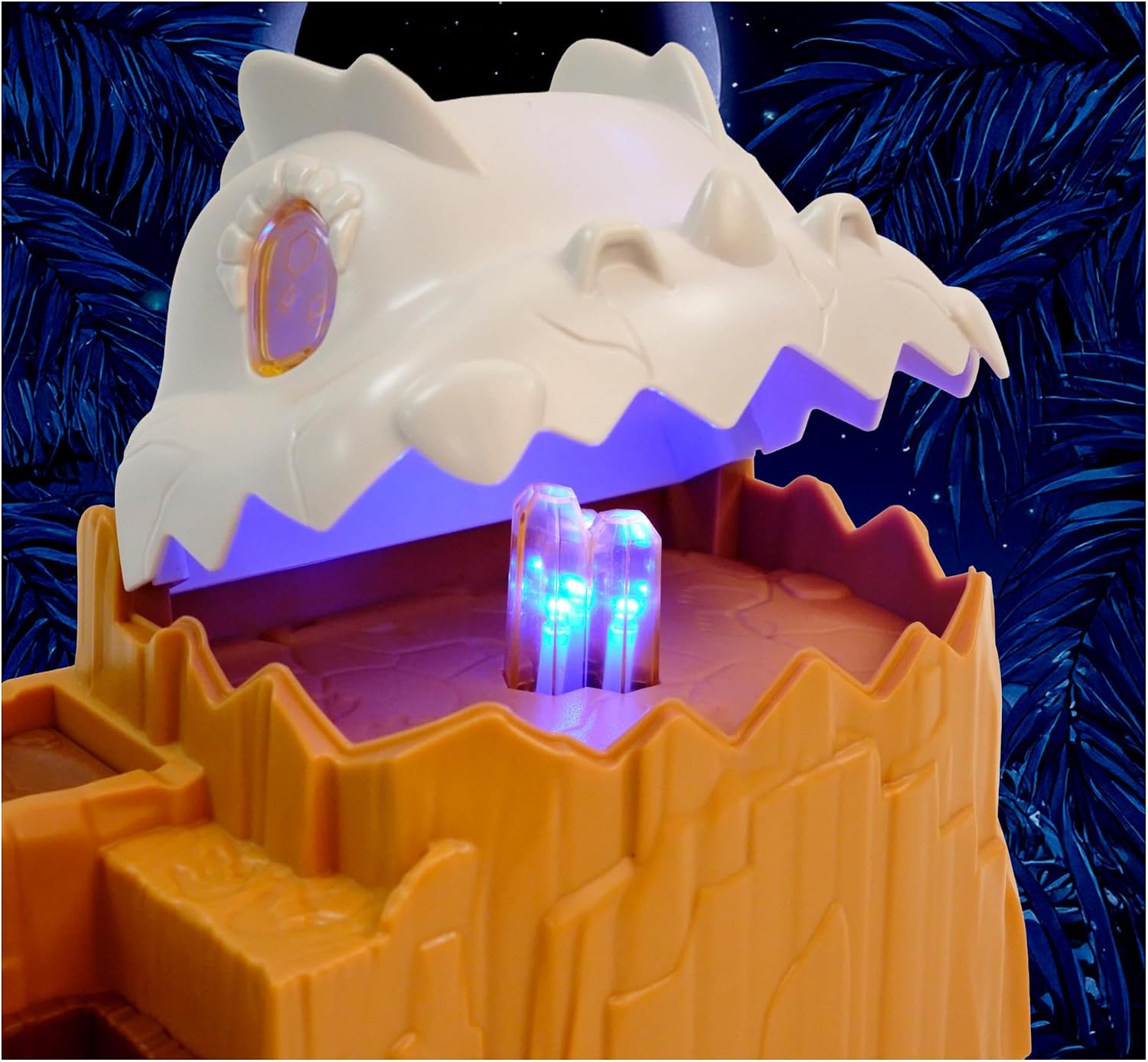 Crayola Scribble Scrubbie Glow Dino Mountain – Light-Up Cave Playset with Baby Dino Pets & Catapult (Ages 3+)