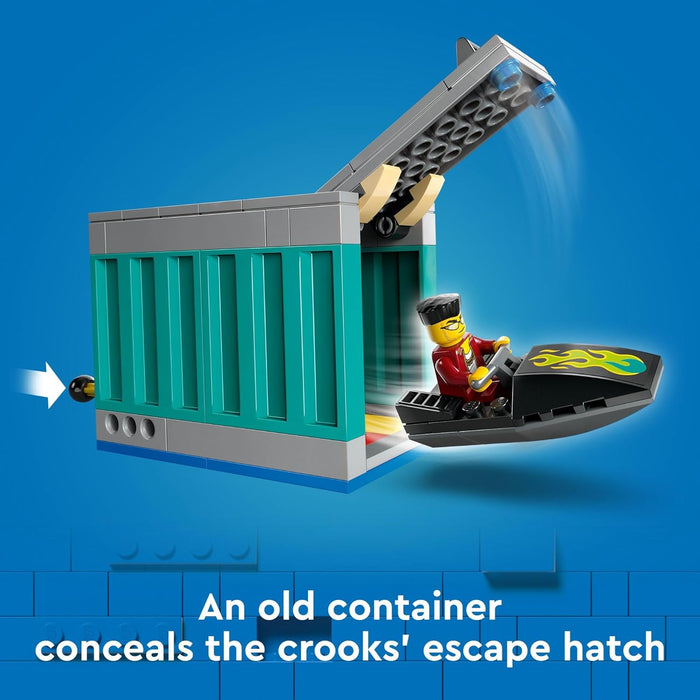 Lego Police Speedboat and Crooks' Hideout (60417)