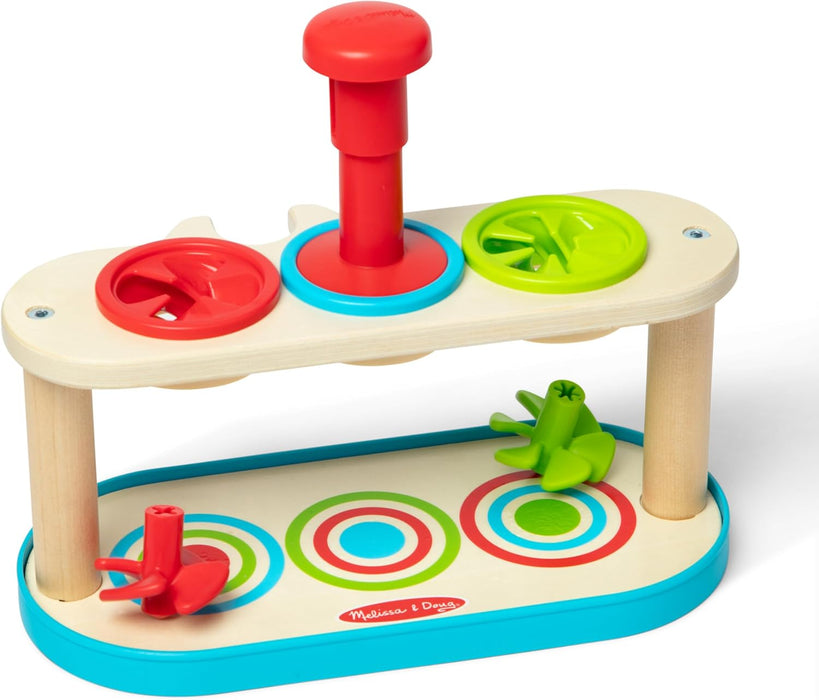 Melissa & Doug Match & Push Spinning Tops