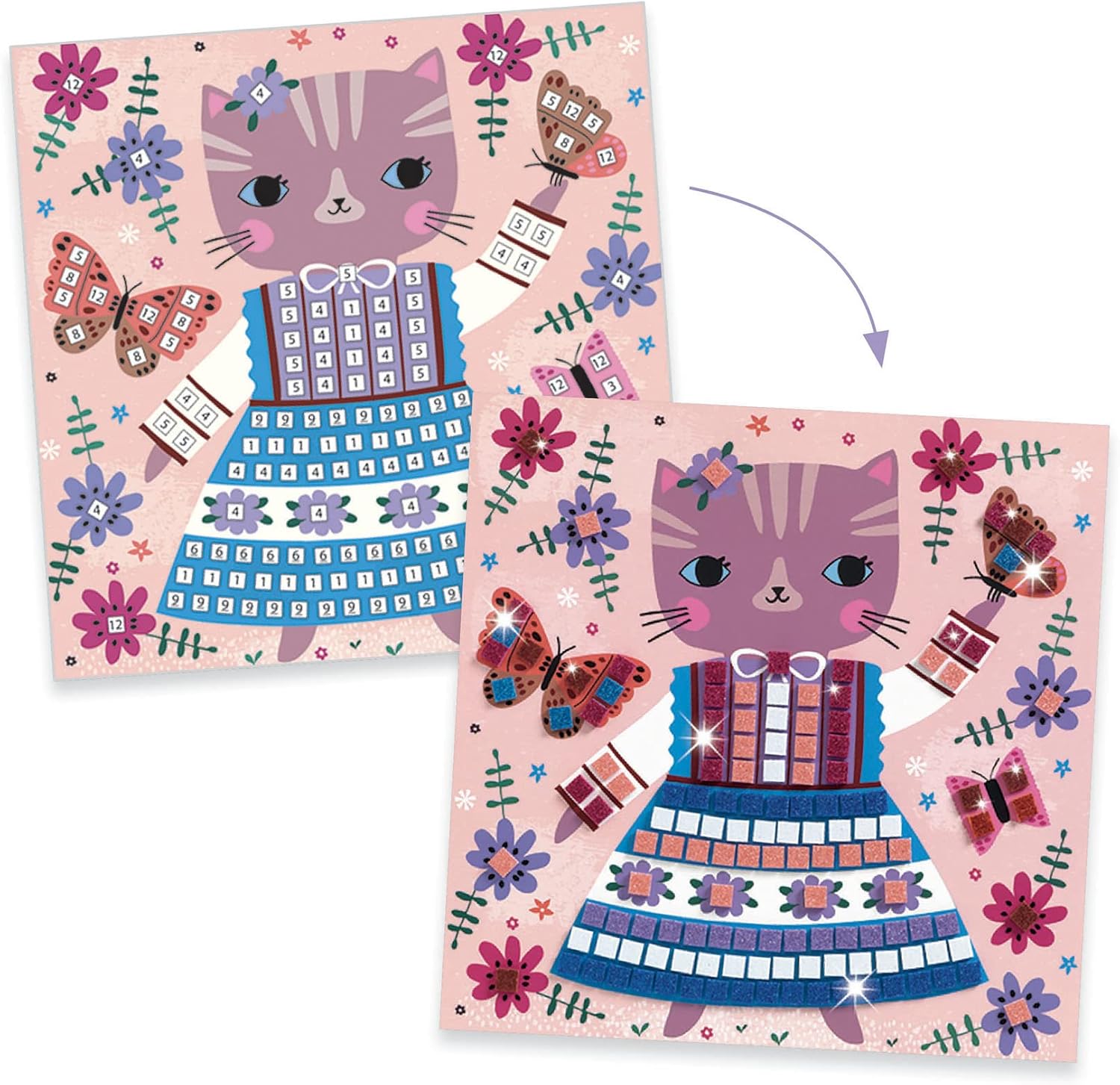 Djeco Mosaic Kit Lovely Pets