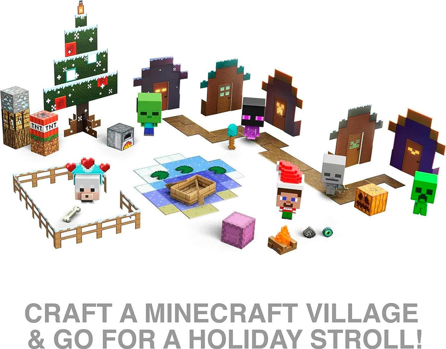 Minecraft Toys Mob Head Minis Advent Calendar — Bright Bean Toys