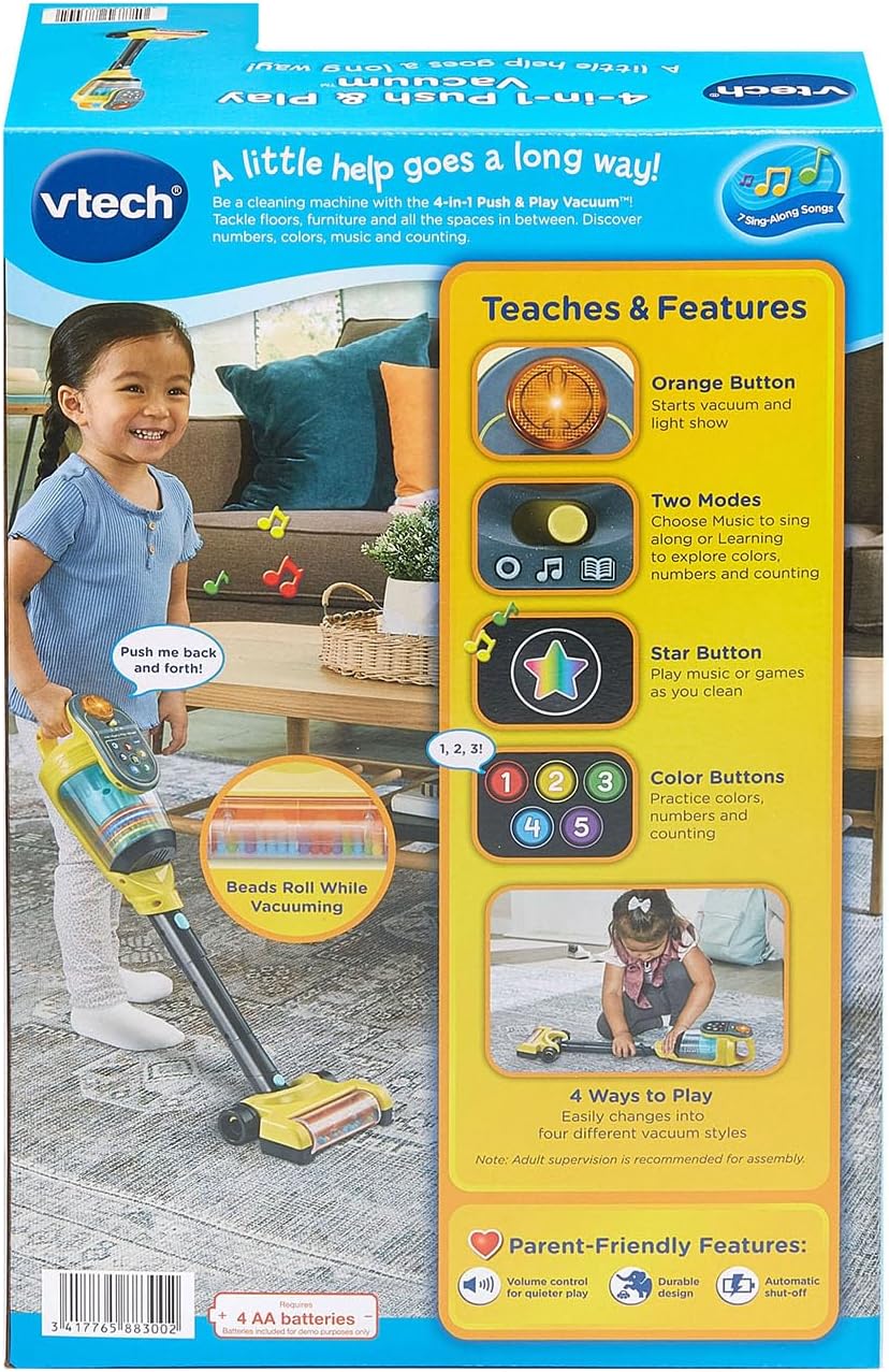 VTech® 4-in-1 Push & Play Vacuum™