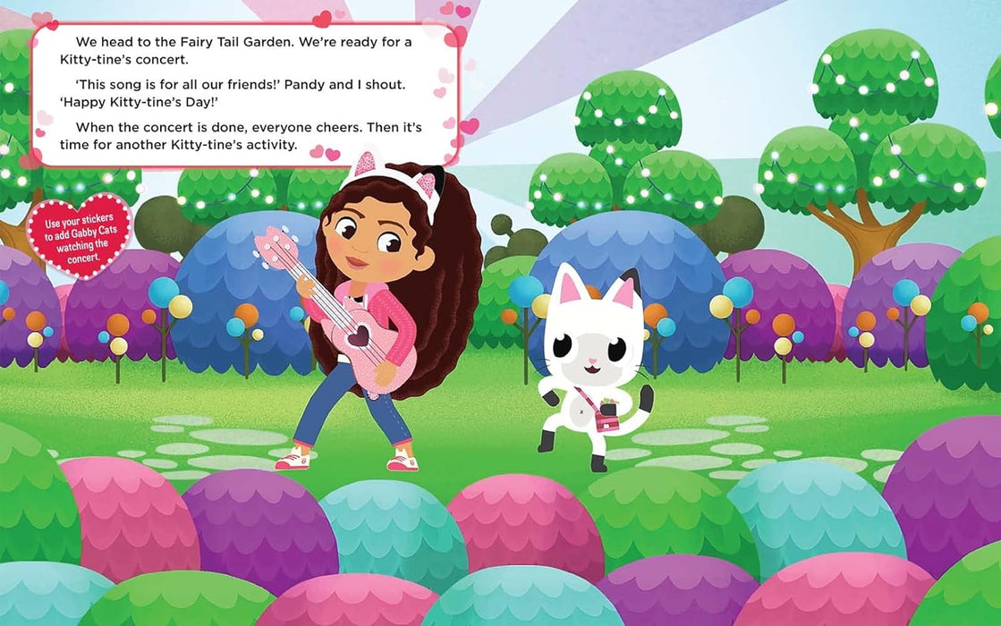 I Love Pandy Paws: A Valentine Sticker Storybook (Gabby's Dollhouse ...