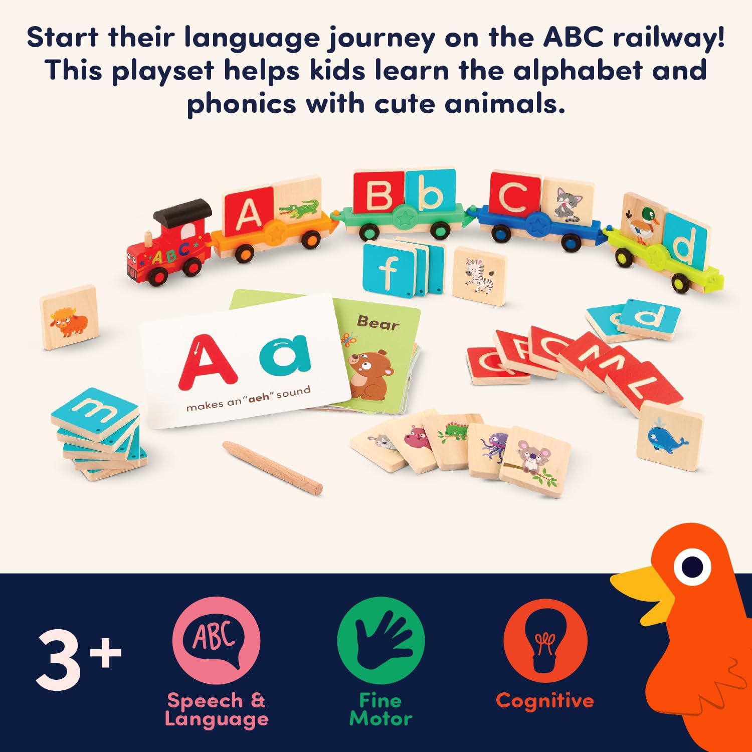 Battat Education ABC Railway