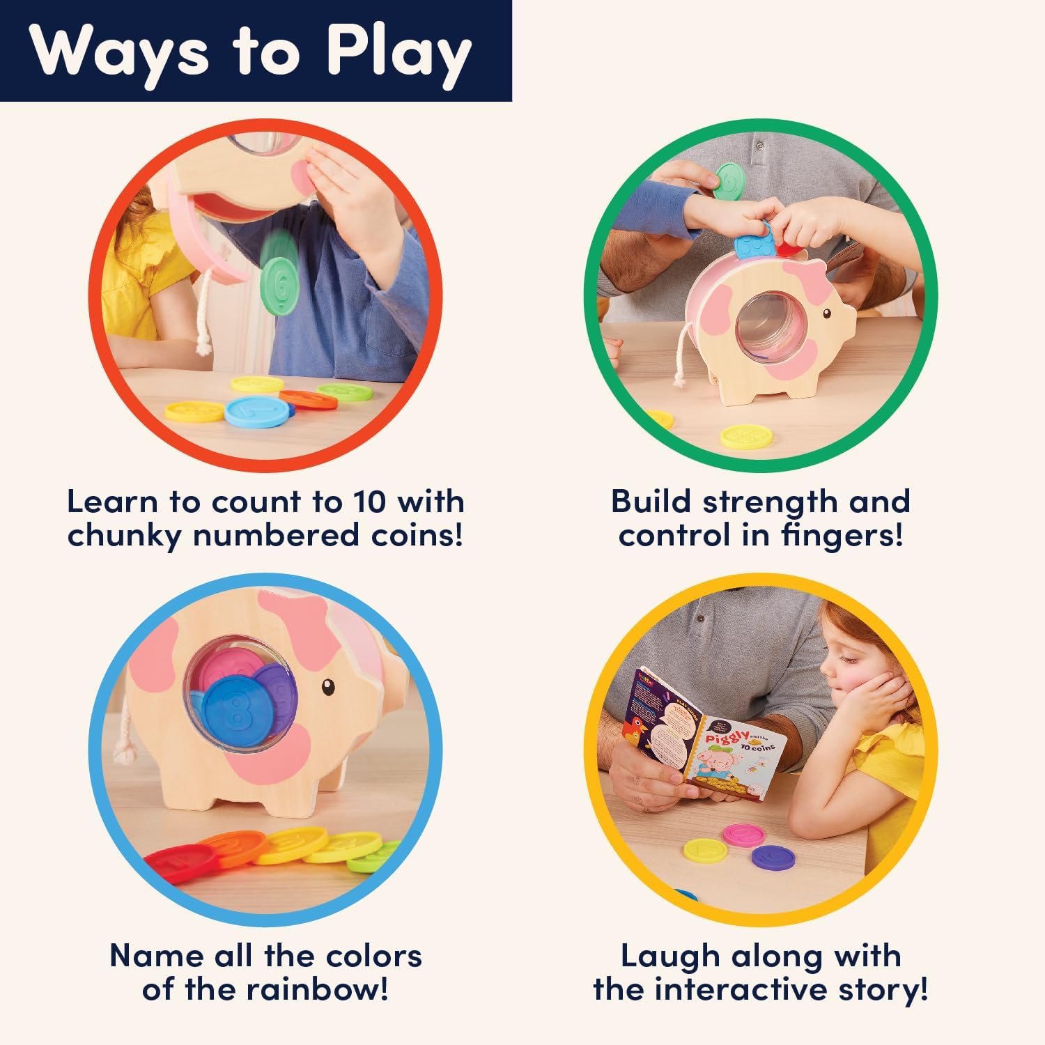 Battat Save & Count Piggy Bank