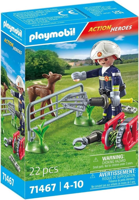 Playmobil Firefighting Mission: Animal Rescue (71467)