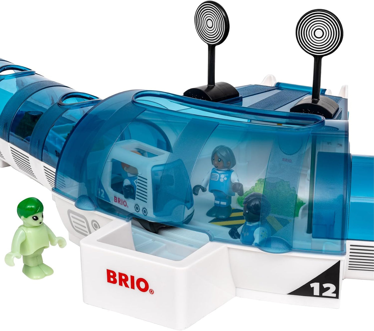 BRIO World Space Deluxe Wooden Train Set – Ultimate Railway Playset (Ages 3+)