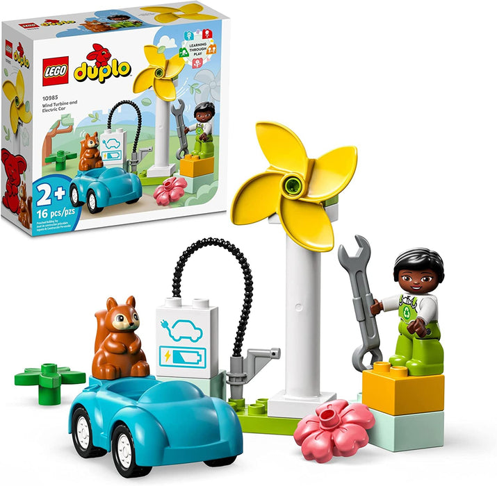 Lego Duplo Wind Turbine and Electric Car (10985)