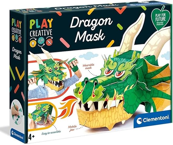 Clementoni Dragon Mask Art Kit