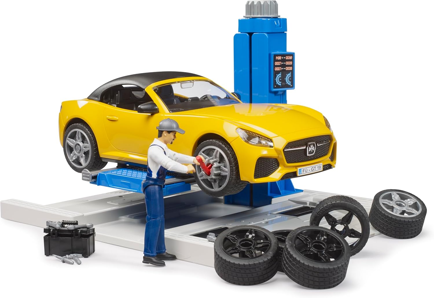 Bruder Car Service Centre with Roadster (62112)