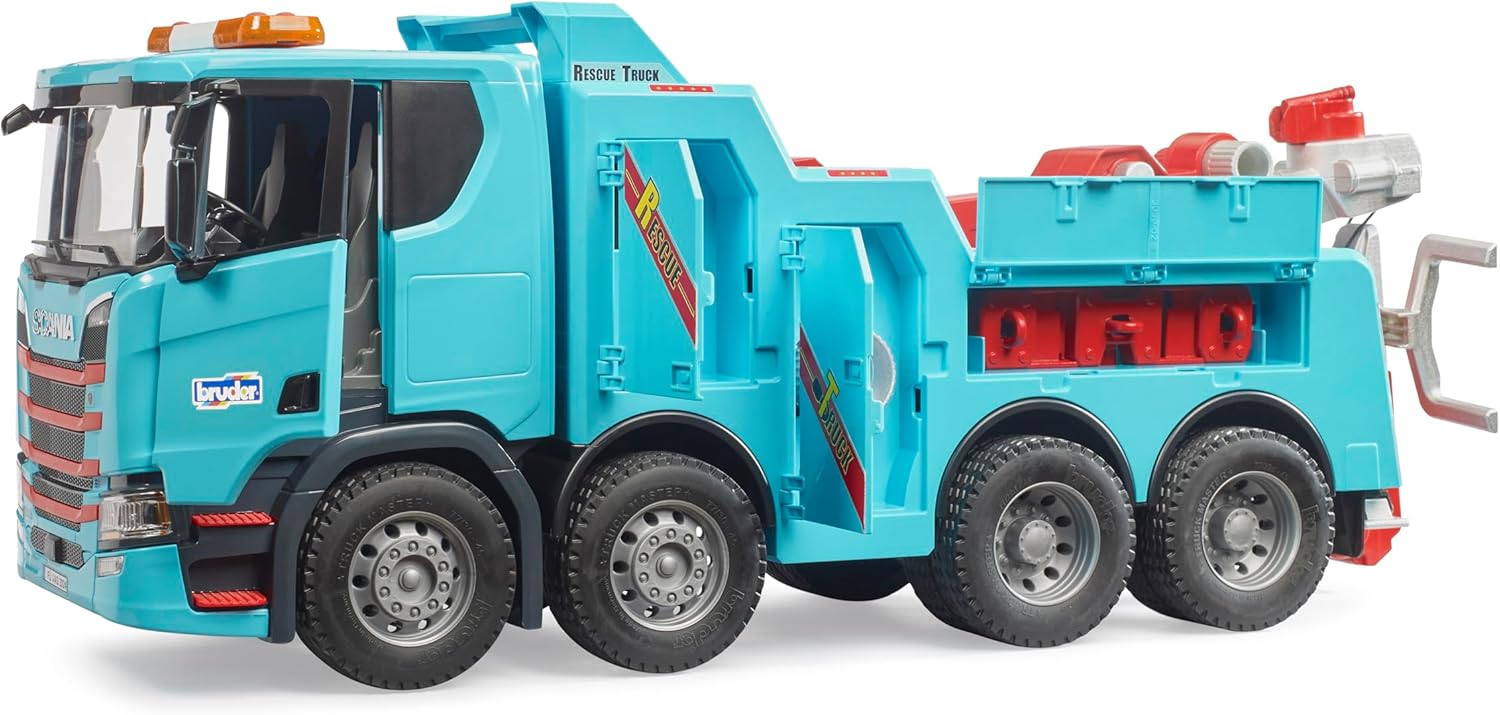 Bruder Scania Super 560R Recovery and Towing Truck with Light and Sound Module (03553)