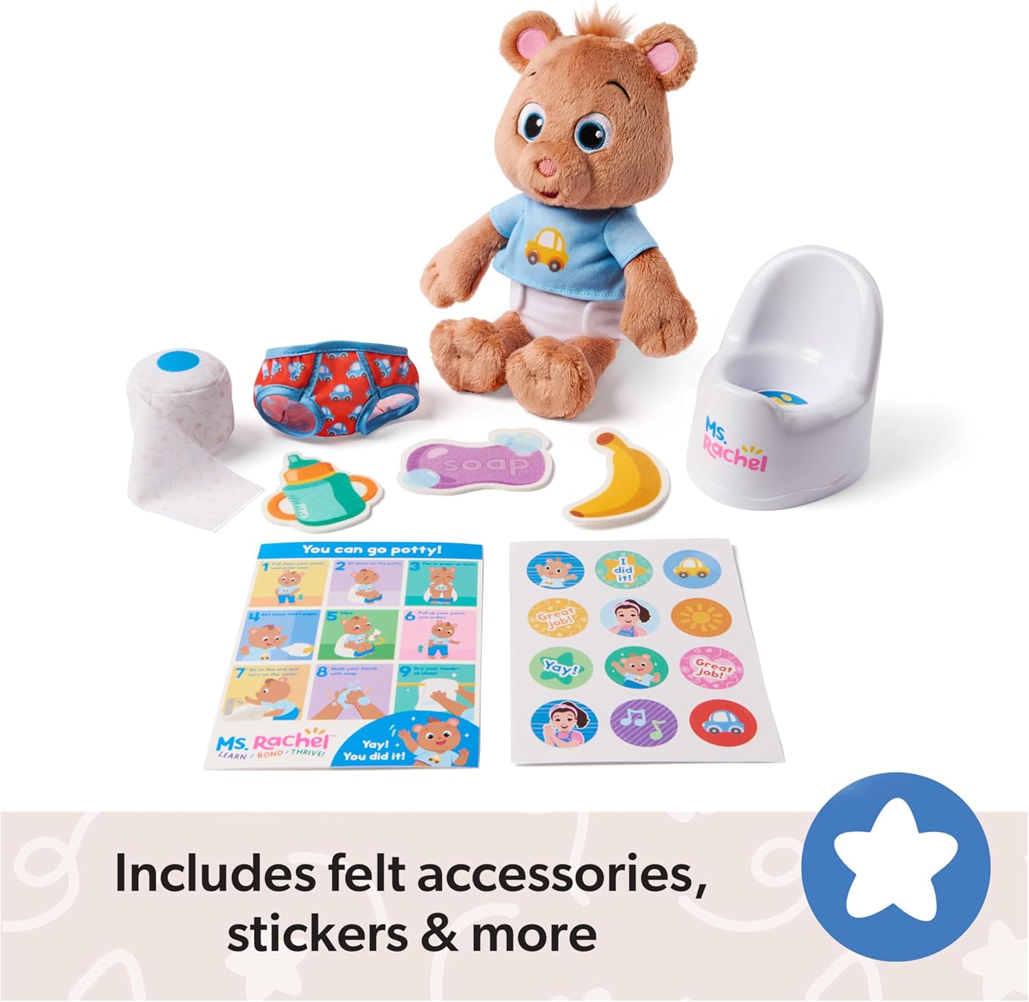 Ms. Rachel Bean Potty Playset