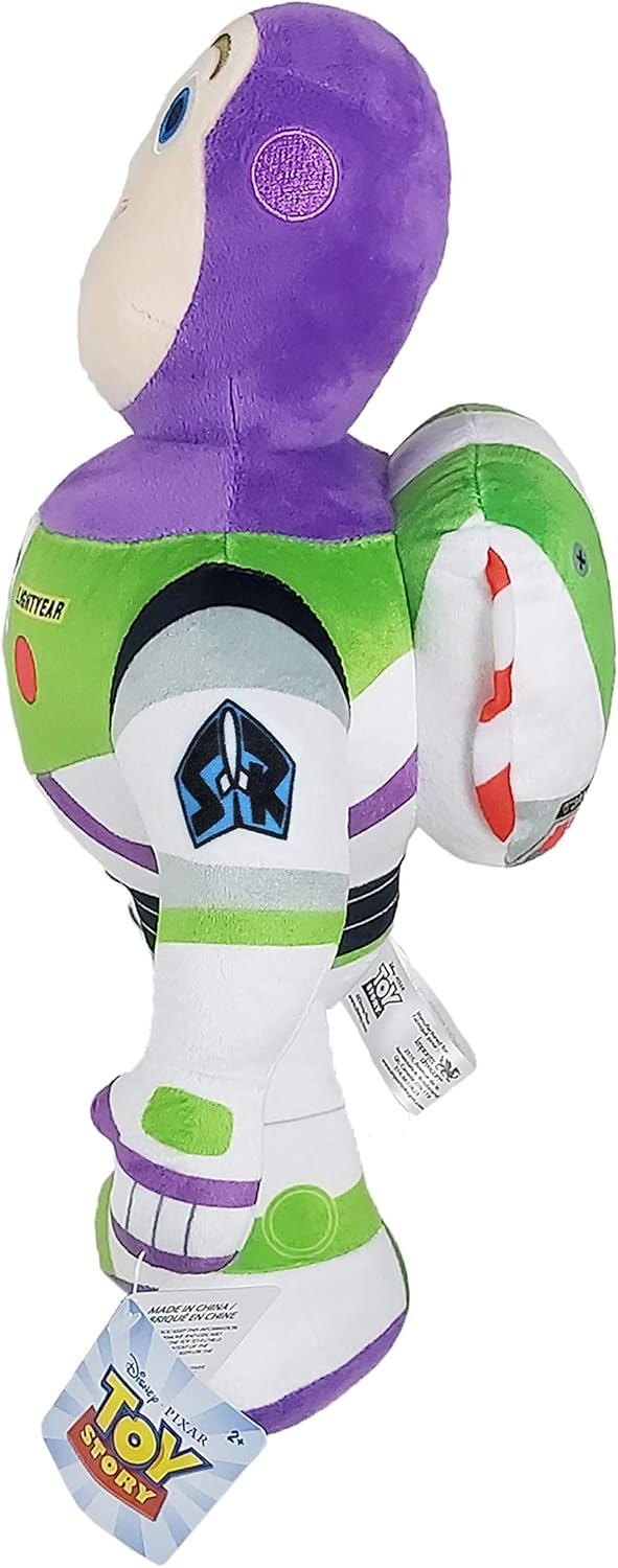 Disney Pixar Toy Story Buzz Lightyear Medium Plush – 12" Official Space Ranger Toy