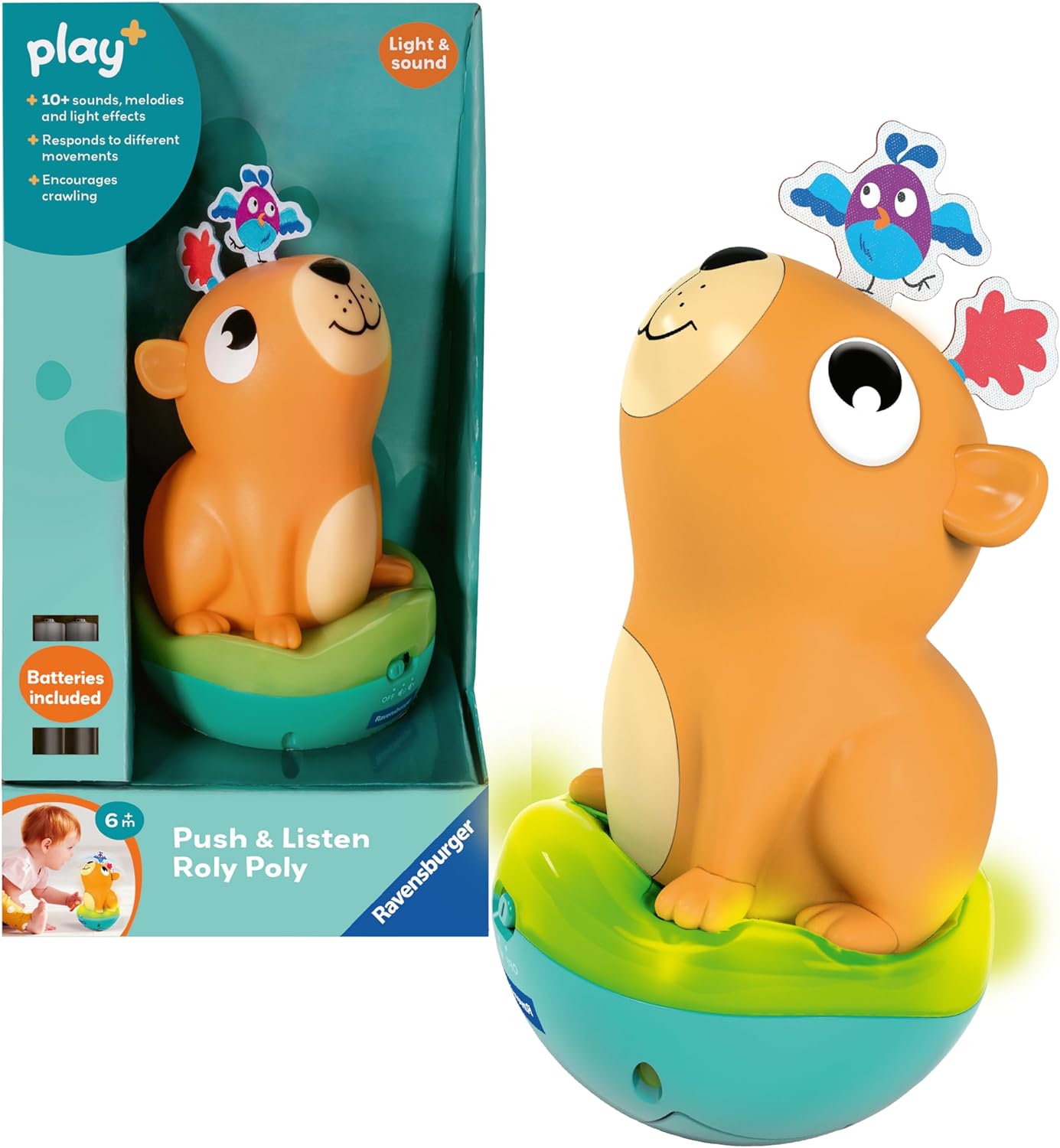Push & Listen Roly Poly: Capybara