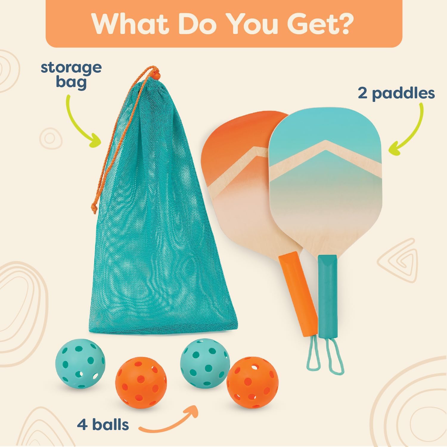 B. Toys Pickleball Set