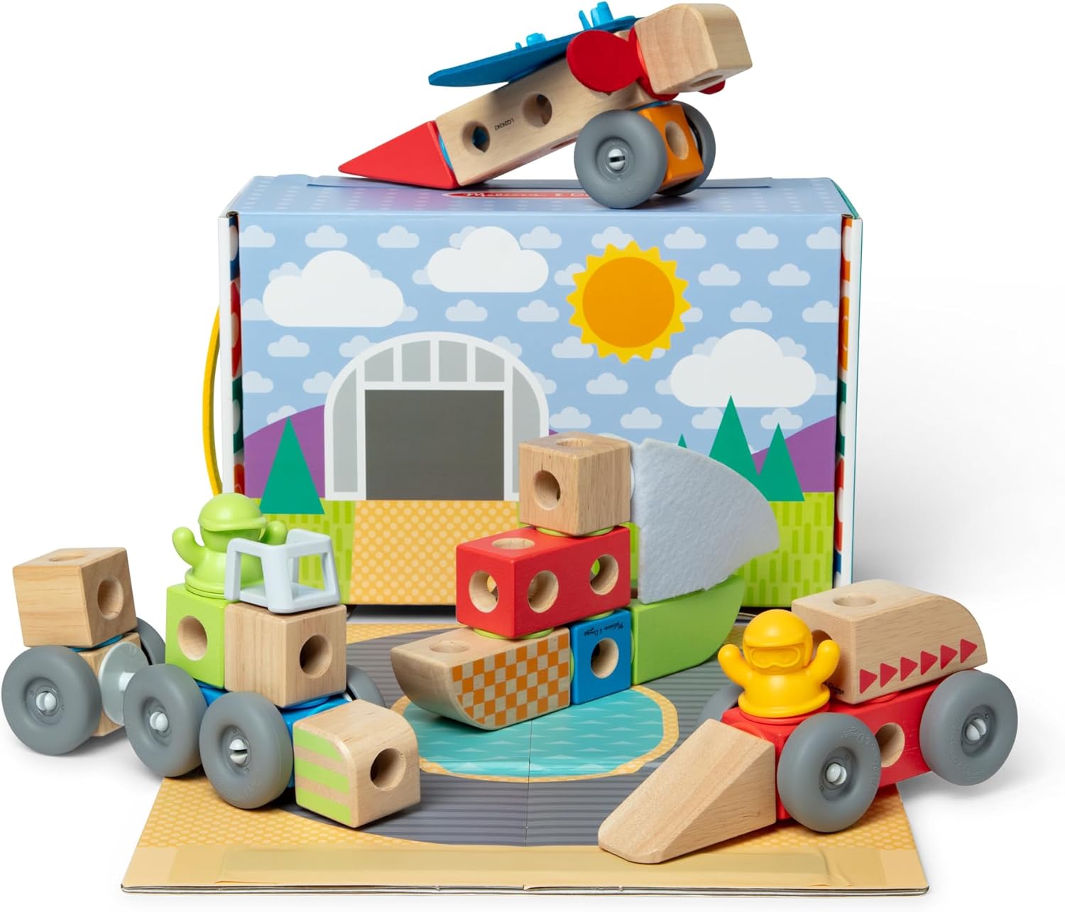 Melissa & Doug Blockables™ Vehicles Play Set