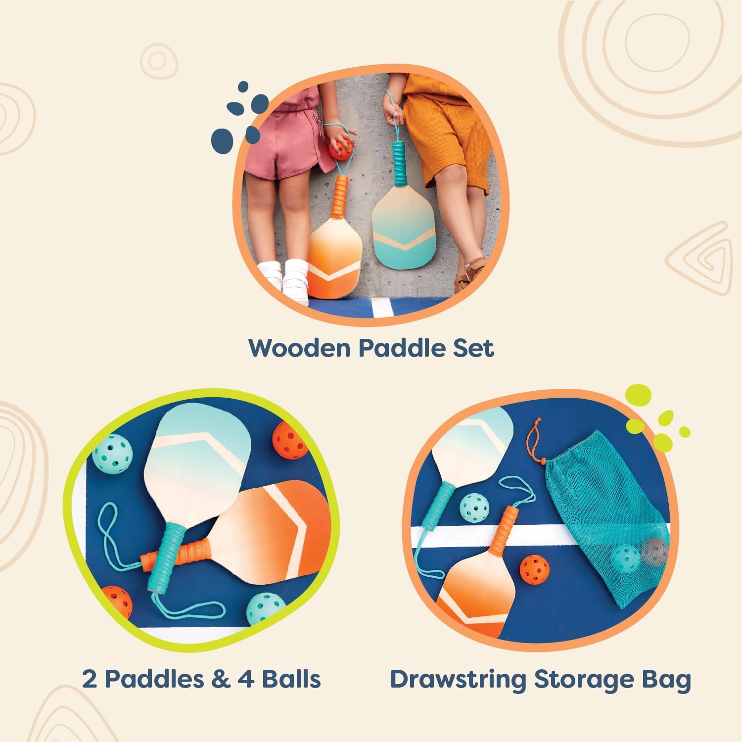 B. Toys Pickleball Set