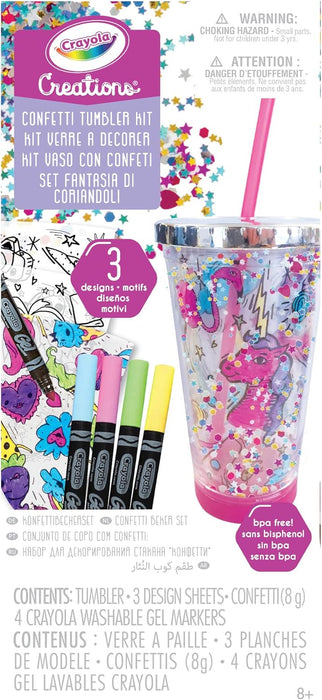 Crayola Creations Confetti Tumbler Design Kit