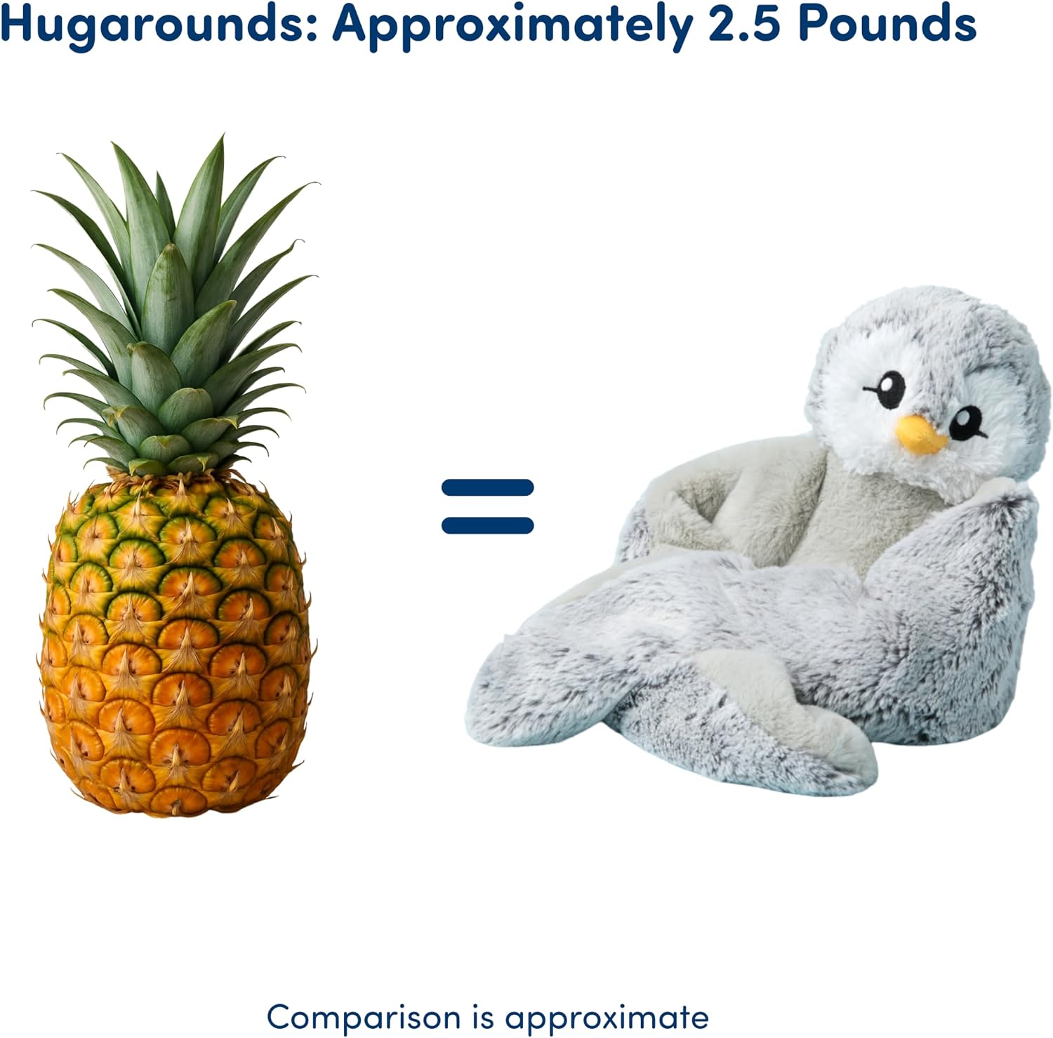 Hugimals Pax the Penguin – Weighted Stuffed Animal for Calm & Comfort (Ages 2+)