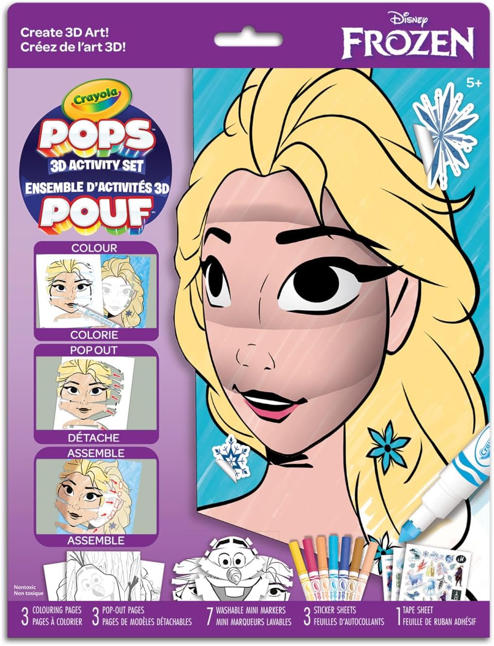 Crayola Pops 3D Activity Set - Frozen