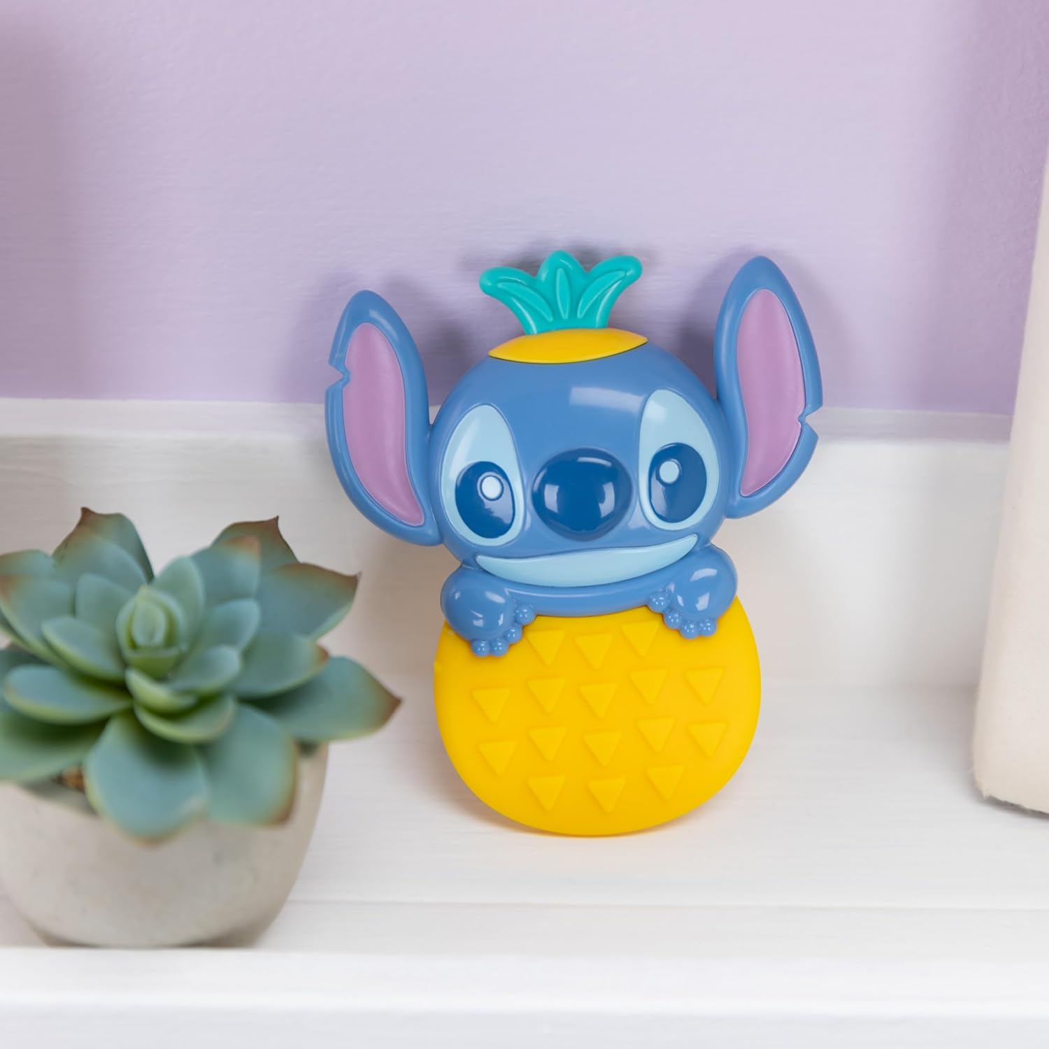 Bright Starts Disney Stitch Pineapple Rattle Toy & Teether