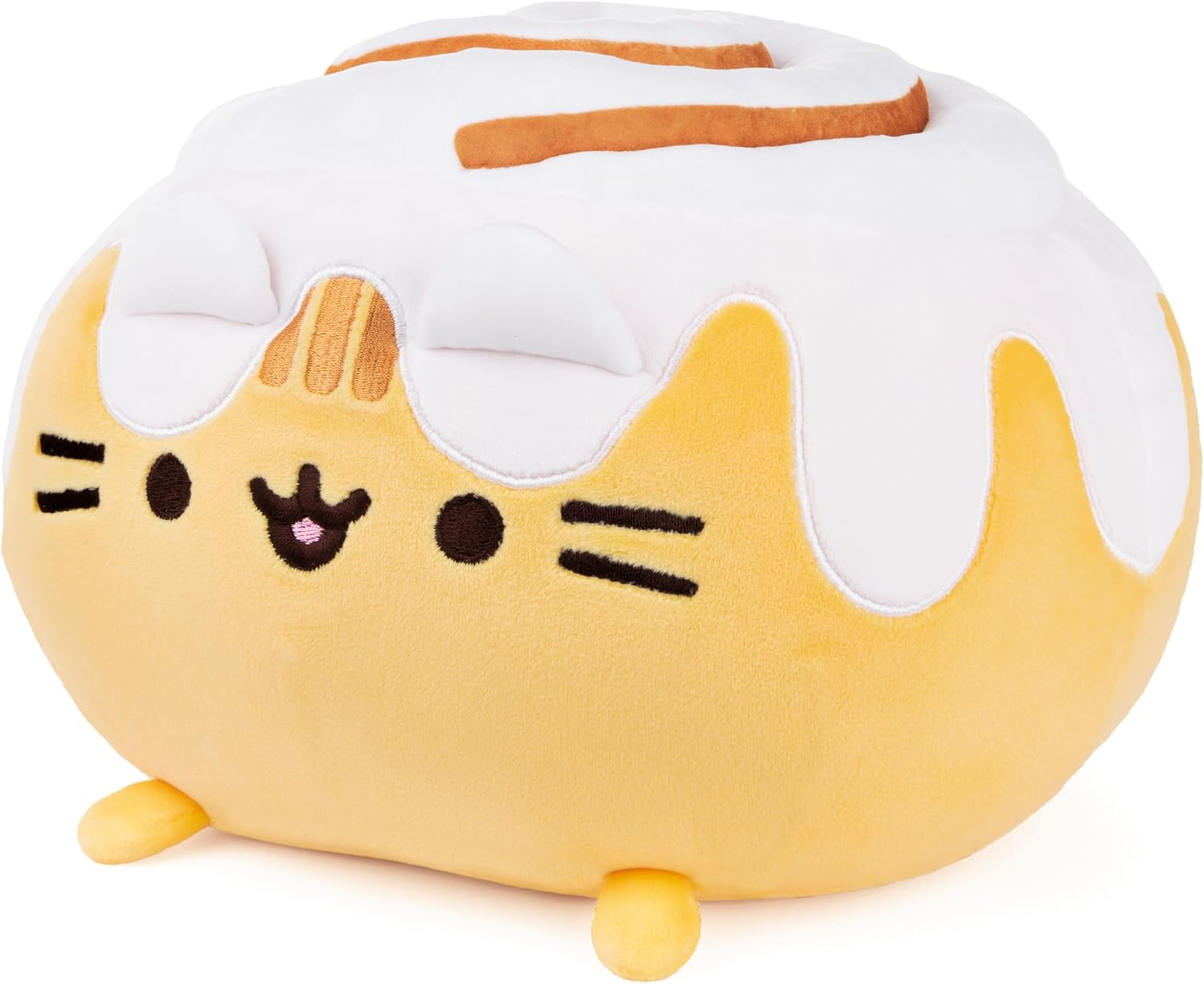 GUND Catfé Cinnamon Roll Pusheen Plush – Premium Officially Licensed Pusheen Cat Stuffed Toy (Ages 1+)