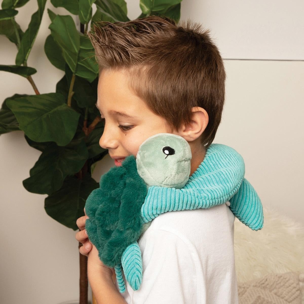 Hugimals Sidney the Sea Turtle – Weighted Stuffed Animal for Calm & Comfort (Ages 2+)