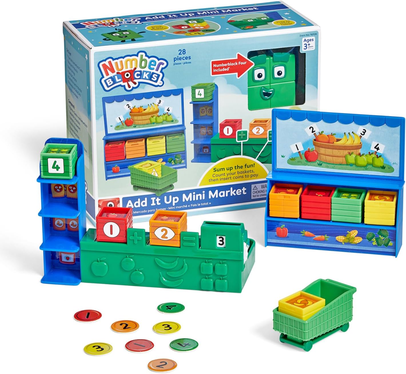Numberblocks® Add It Up Mini Market Playset