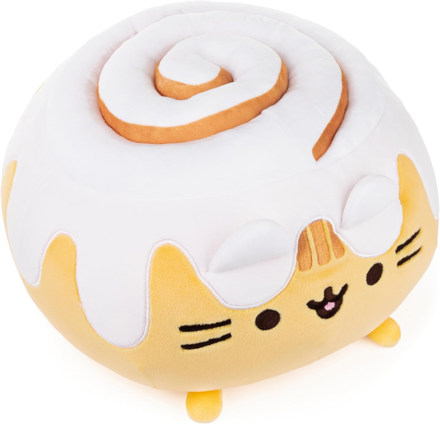 GUND Catfé Cinnamon Roll Pusheen Plush – Premium Officially Licensed Pusheen Cat Stuffed Toy (Ages 1+)