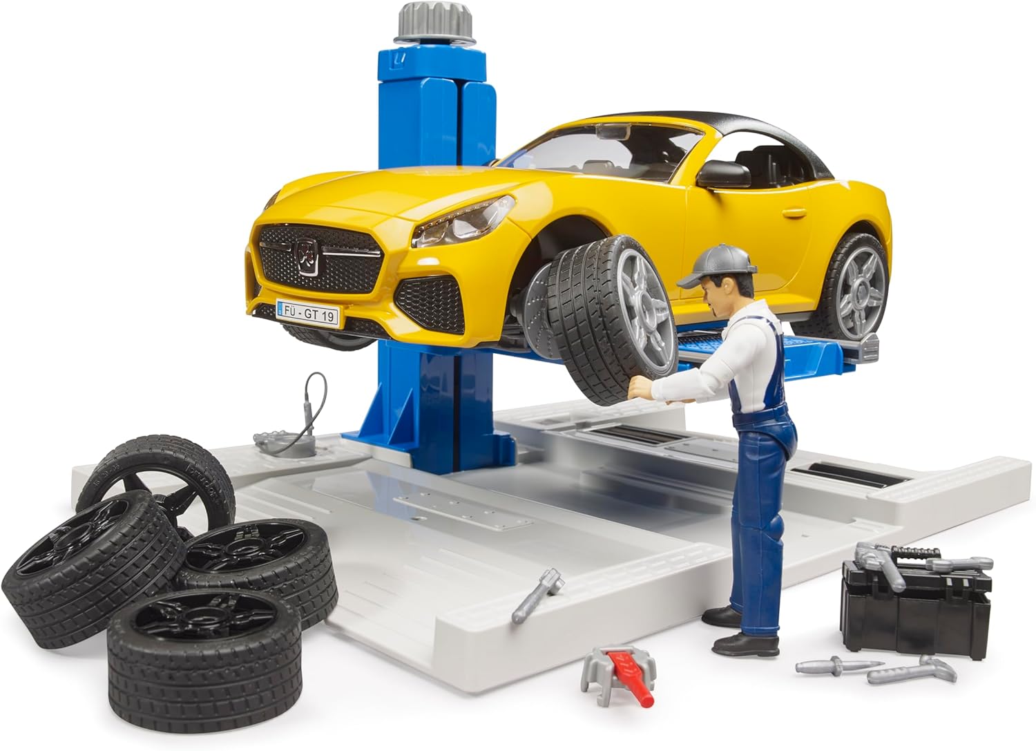 Bruder Car Service Centre with Roadster (62112)