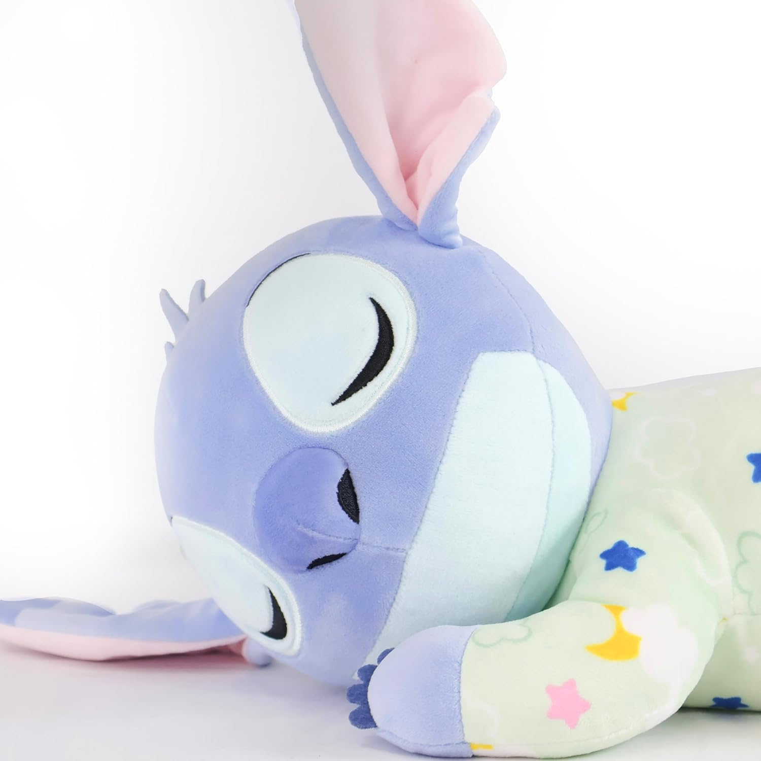 Disney Stitch Sleeping Baby Plush – Cuddly Stitch in Pyjamas Stuffed Toy