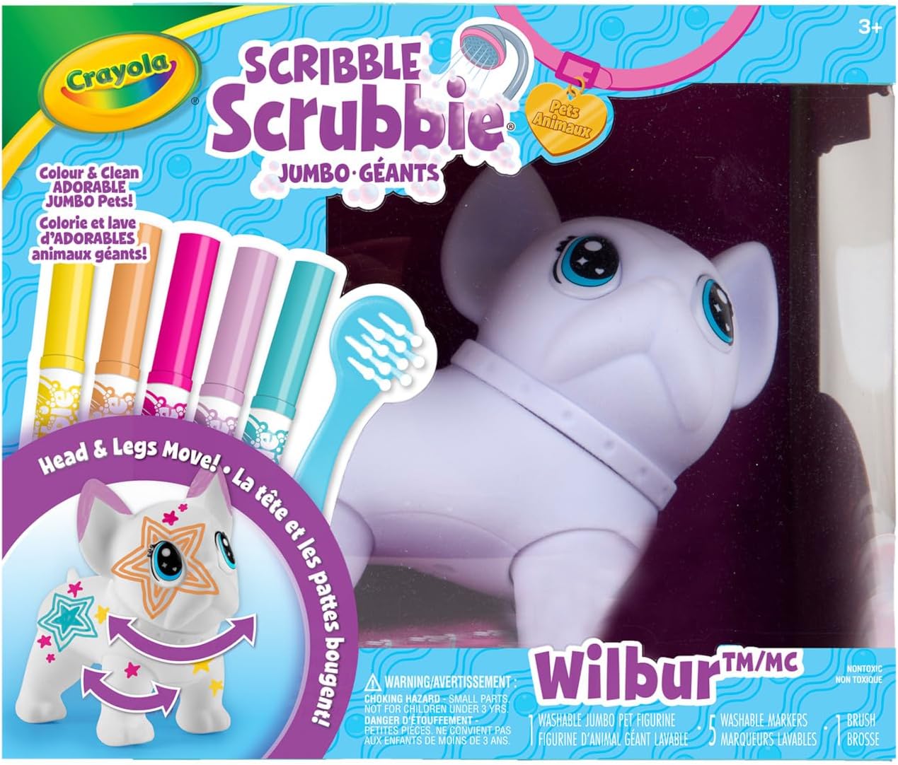 Crayola Scribble Scrubbie Jumbo Pets – Wilbur