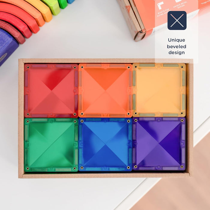 Connetix Rainbow Square Pack (42 Pieces)