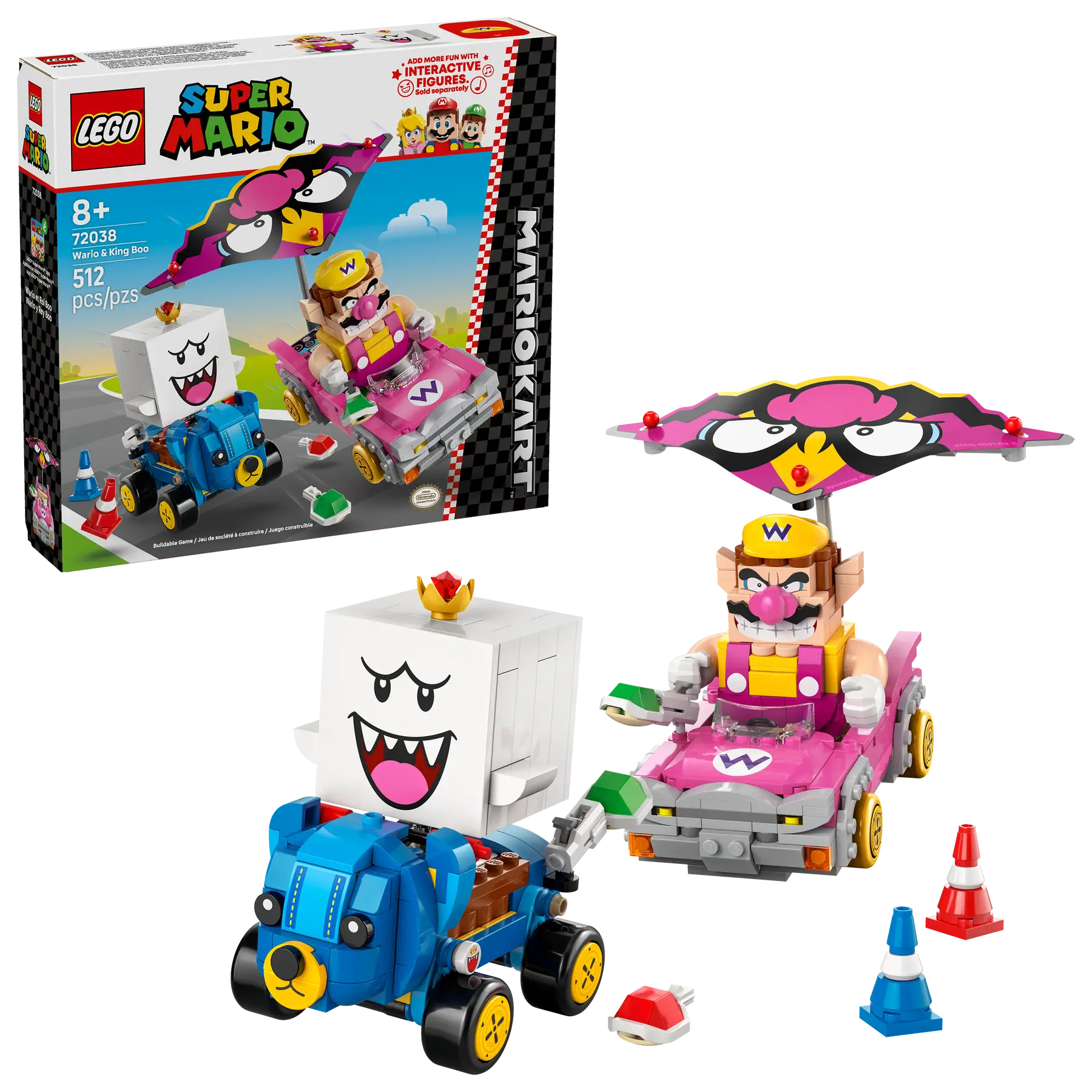 Lego Mario Kart™ – Wario & King Boo (72038)